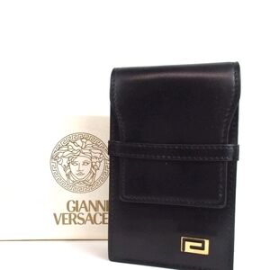 Authentic GIANNI VERSACE  Cigarette case leather